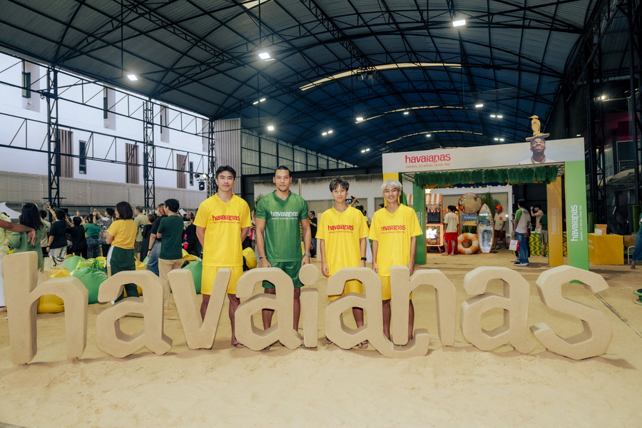 Havaianas ชวน ‘ติวเตอร์ - ยิม’ เปิดเกมความสนุกริมชายหาด พร้อมเปิดตัว ‘Top Nations Collection’