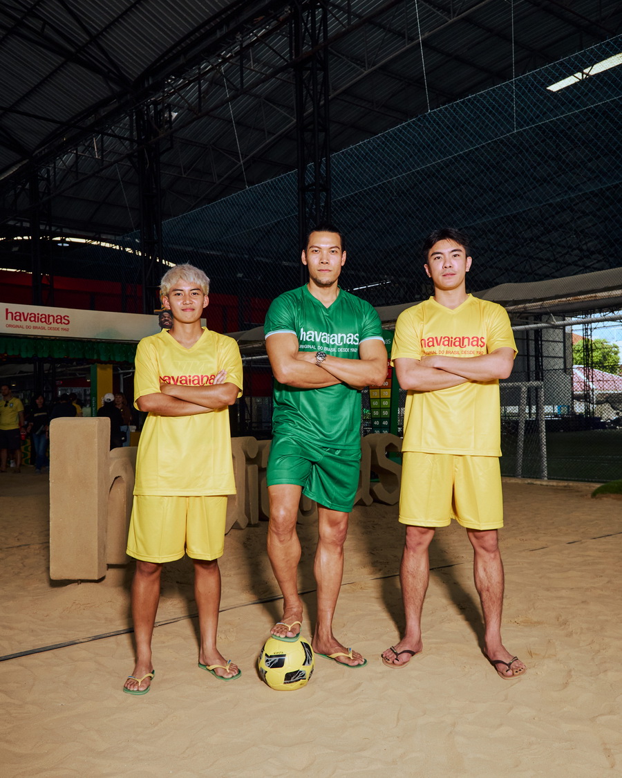 Havaianas ชวน ‘ติวเตอร์ - ยิม’ เปิดเกมความสนุกริมชายหาด พร้อมเปิดตัว ‘Top Nations Collection’