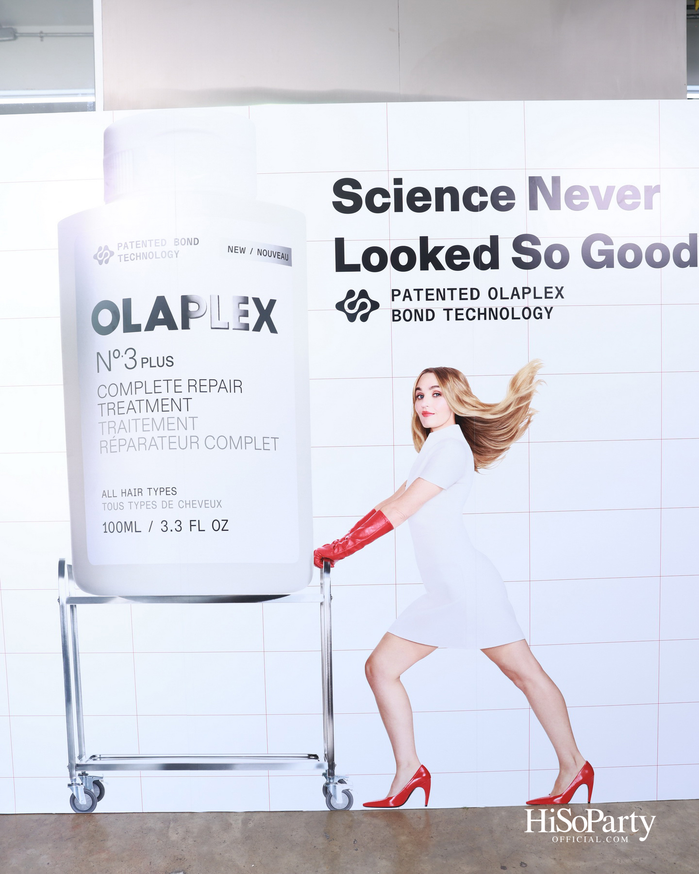 OLAPLEX เปิดตัว ‘Nº.3PLUS Complete Repair Treatment’ ชวนสัมผัสนวัตกรรมฟื้นบำรุงเส้นผมในงาน ‘Science Never Looked So Good’