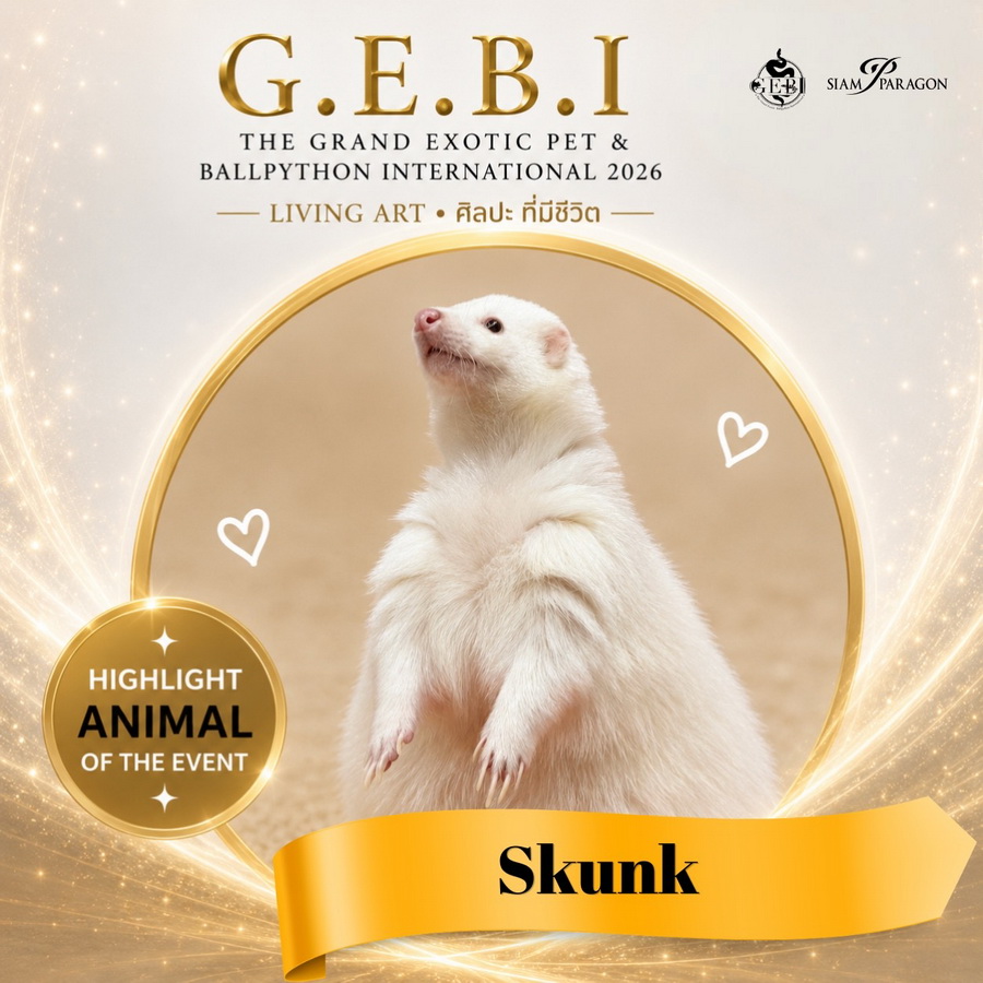 สยามพารากอน ชวนเปิดโลกสัตว์ Exotic ในงาน ‘G.E.B.I. – The Grand Exotic Pet & Ball Python International 2026’
