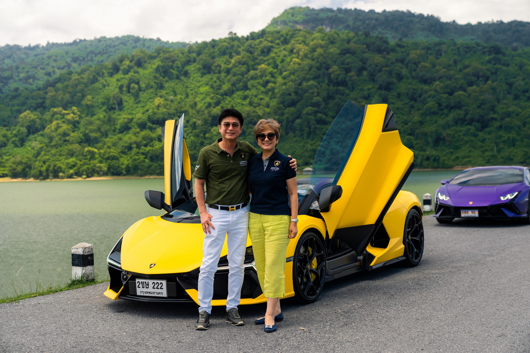 Lamborghini Club Thailand ชวนคาราวานซูเปอร์สปอร์ตคาร์สัมผัสเสน่ห์นครนายก พร้อมส่งต่อกำลังใจสู่ศูนย์ช่วยเหลือสัตว์ป่า