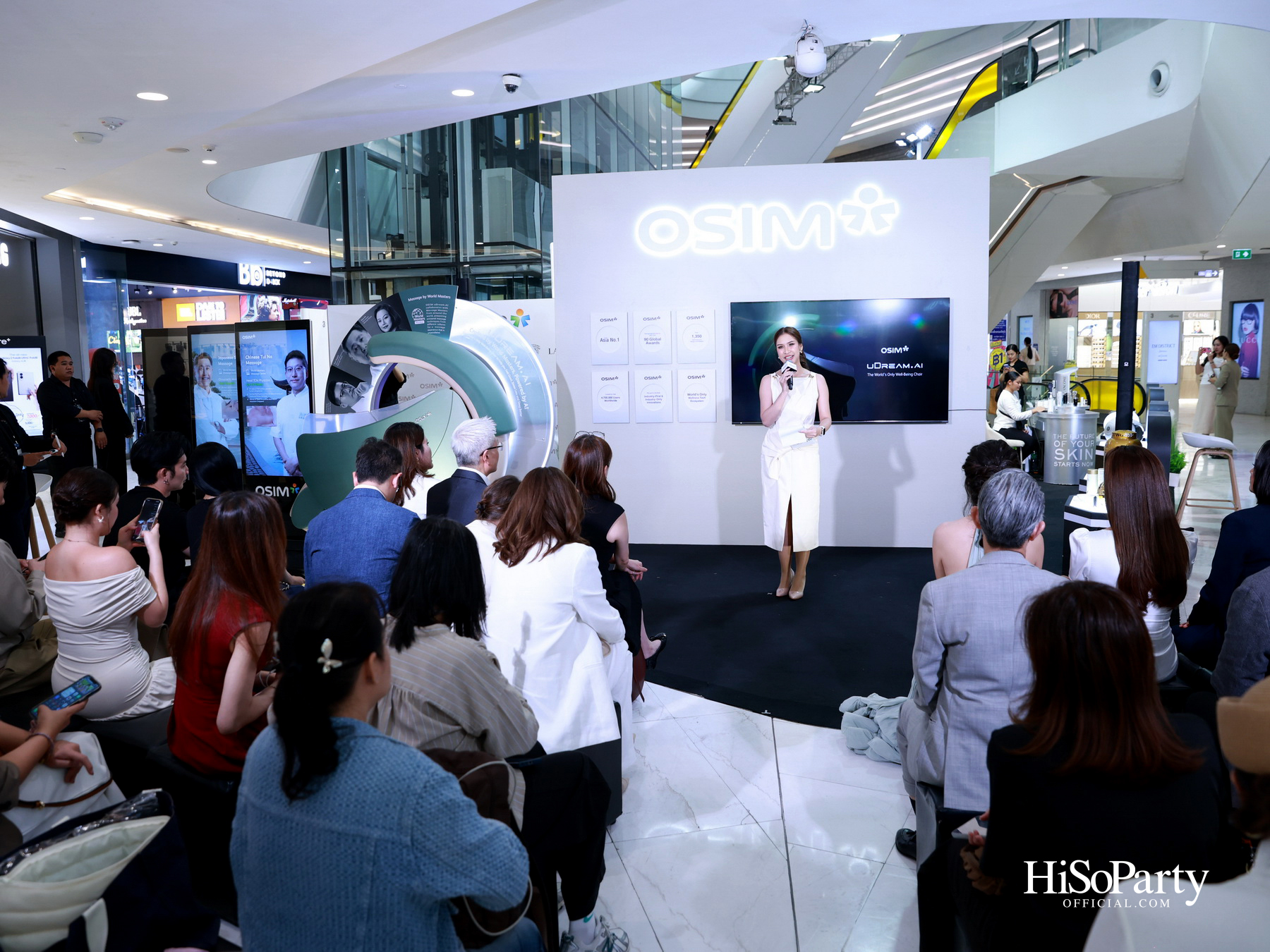 OSIM เปิดตัว ‘uDream.AI’ Flagship AI Well-being Chair พร้อมเนรมิต ‘The Realm of Wellness’ ณ ดิ เอ็มควอเทียร์