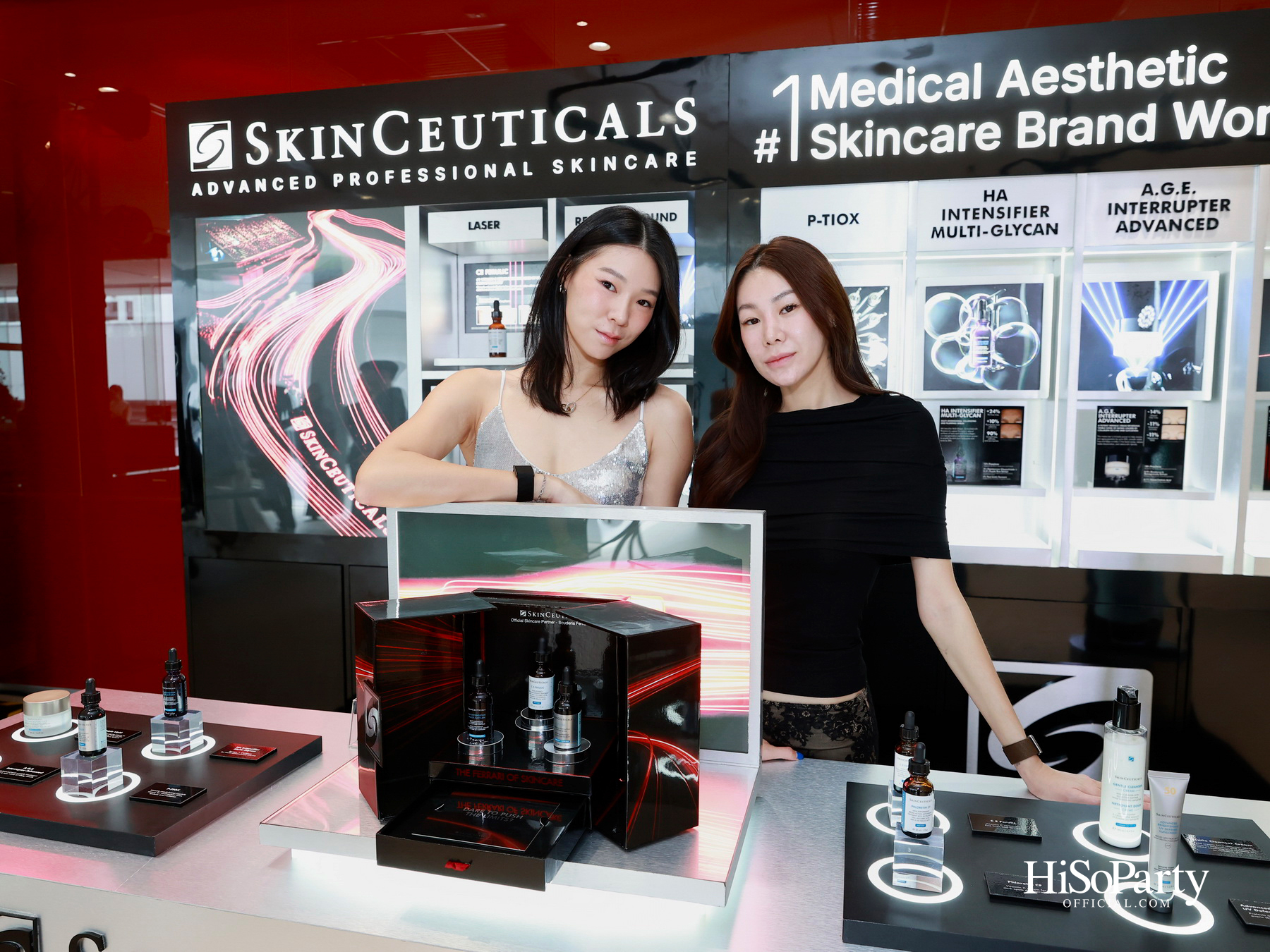SkinCeuticals จับมือ Scuderia Ferrari HP ประกาศความร่วมมือระยะยาว พร้อม อาโป–ณัฐวิญญ์ ร่วมถ่ายทอดโลกแห่งบิวตี้และความเร็ว