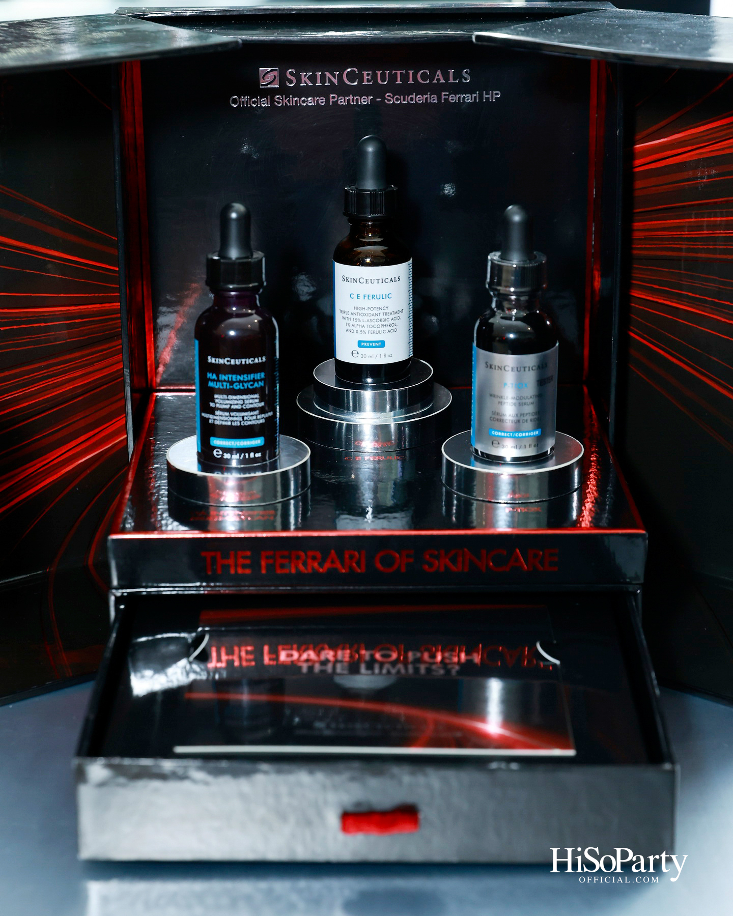 SkinCeuticals จับมือ Scuderia Ferrari HP ประกาศความร่วมมือระยะยาว พร้อม อาโป–ณัฐวิญญ์ ร่วมถ่ายทอดโลกแห่งบิวตี้และความเร็ว