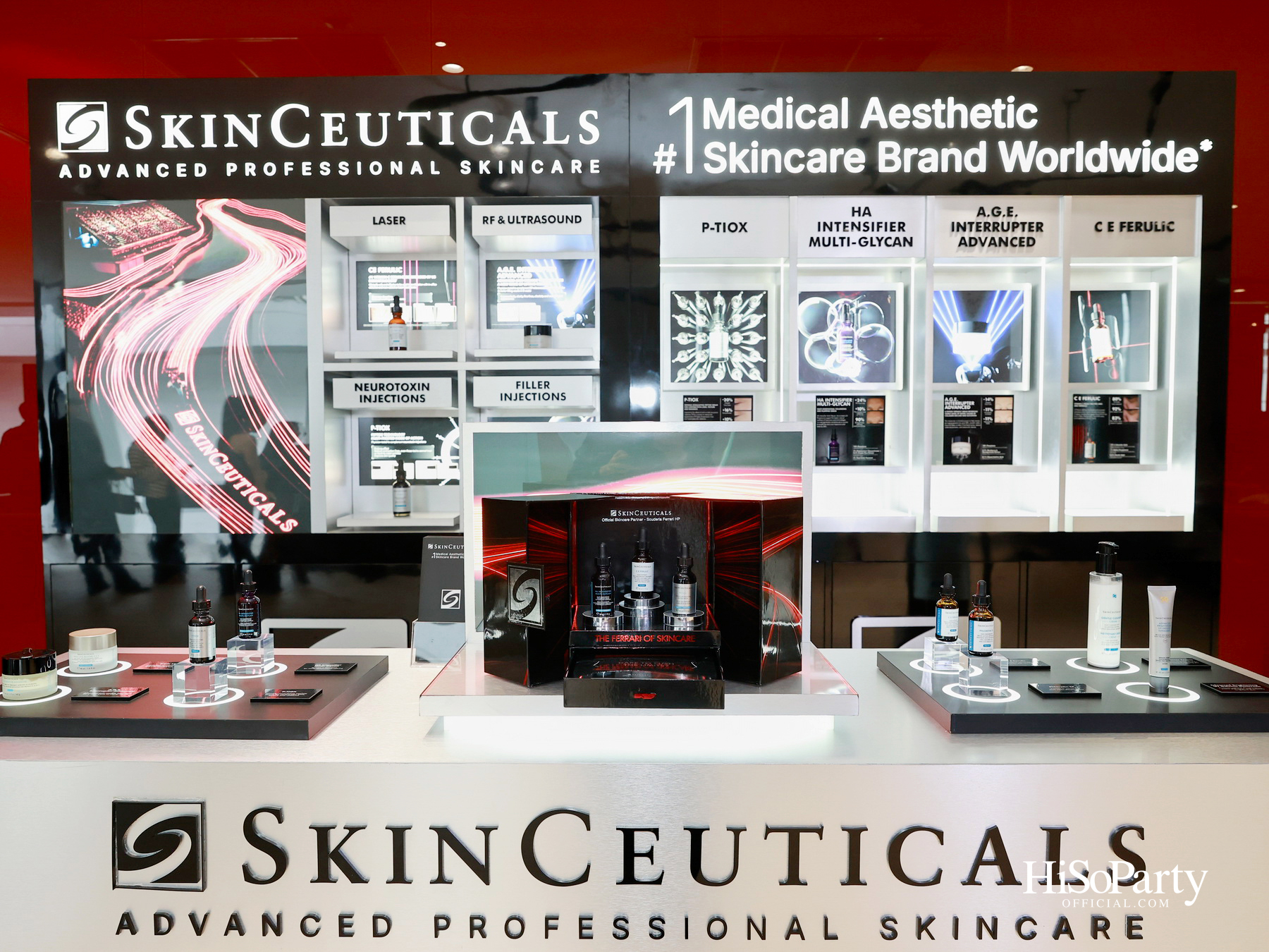 SkinCeuticals จับมือ Scuderia Ferrari HP ประกาศความร่วมมือระยะยาว พร้อม อาโป–ณัฐวิญญ์ ร่วมถ่ายทอดโลกแห่งบิวตี้และความเร็ว