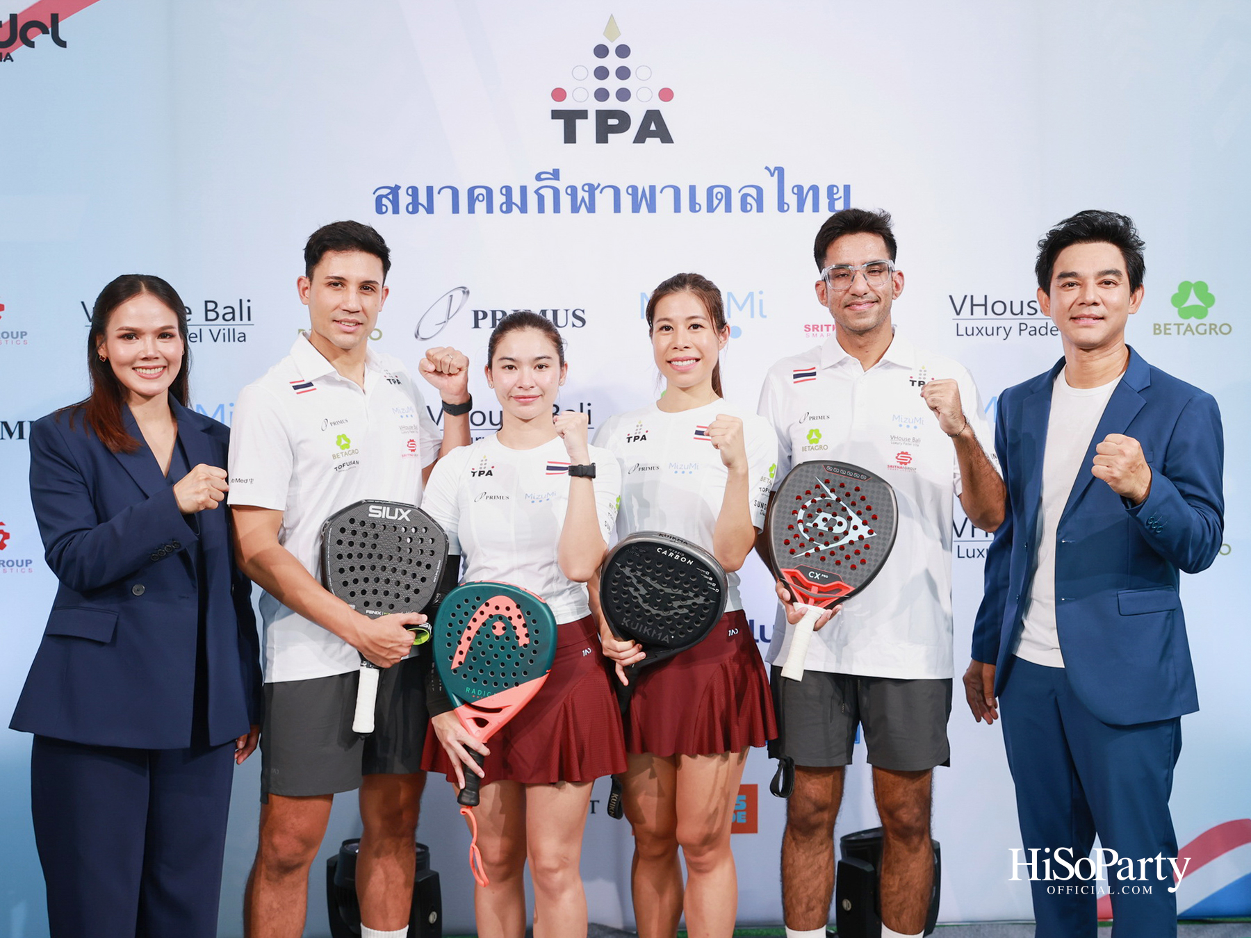 สมาคมกีฬาพาเดลไทยเปิดตัวอย่างเป็นทางการ พร้อมส่ง 4 นักกีฬาทีมชาติไทยลุยศึกเอเชียนเกมส์ครั้งแรก