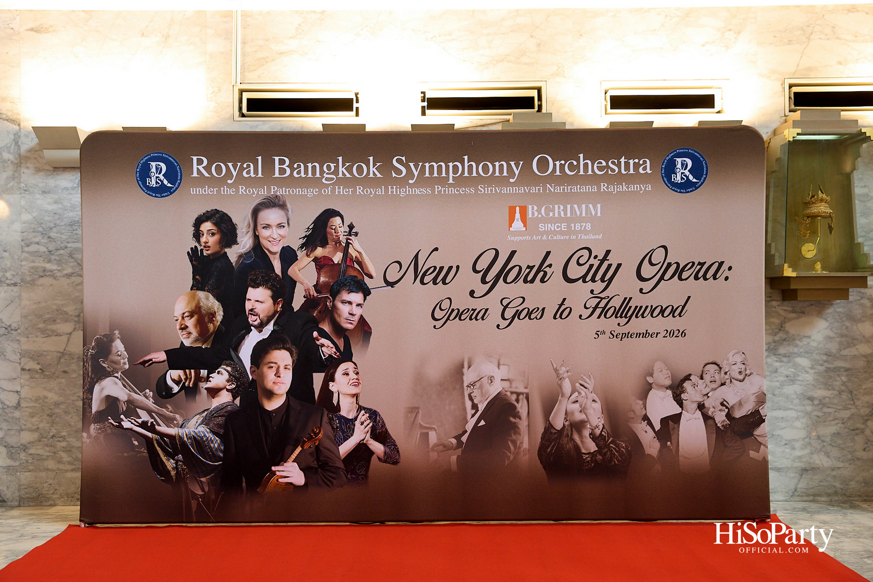 ในหลวง–พระราชินี ทอดพระเนตรคอนเสิร์ต ‘Opera Goes To Hollywood’ เปิดมหกรรมศิลปะการแสดงและดนตรีนานาชาติ กรุงเทพฯ ครั้งที่ 28