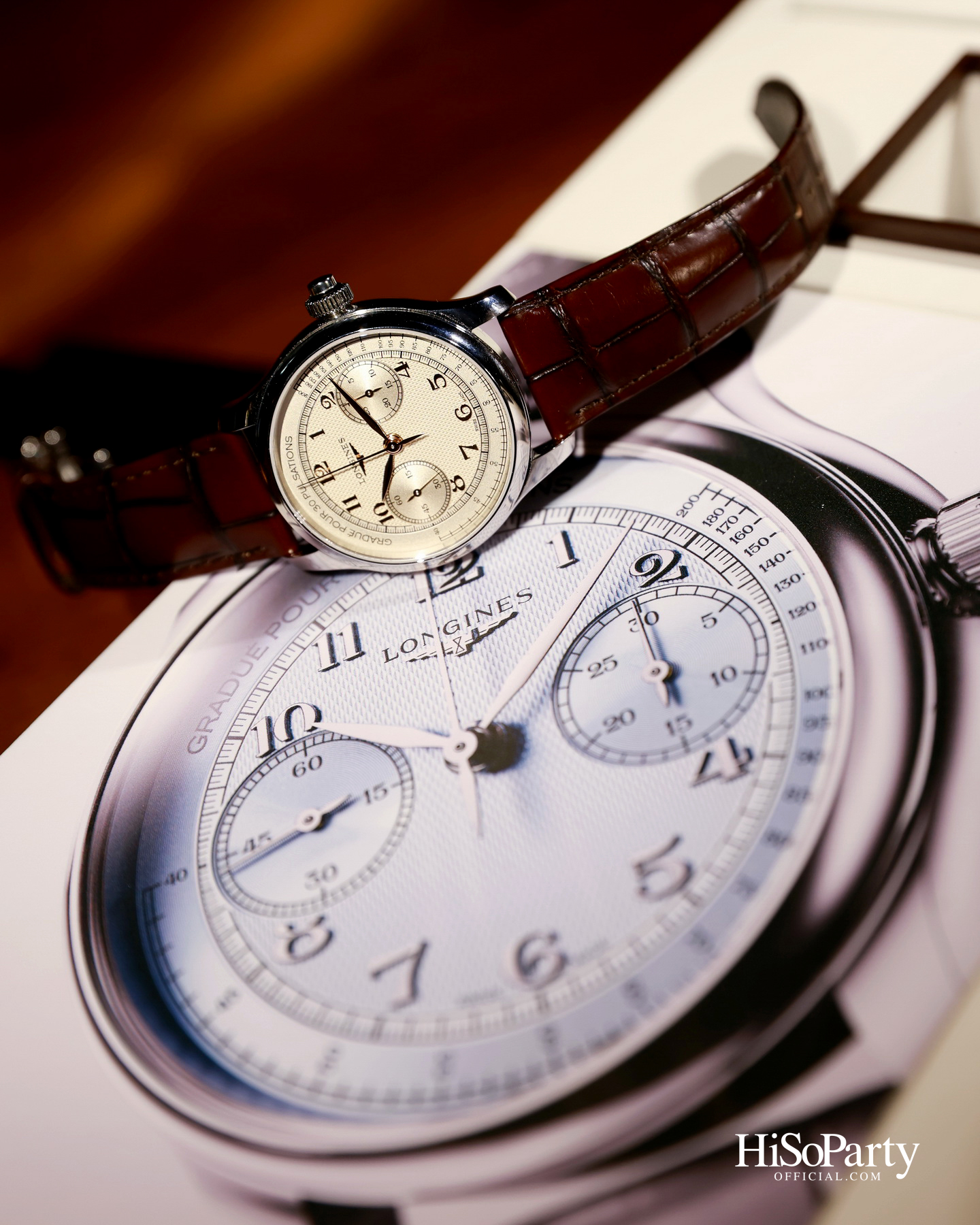 LONGINES จัดเอ็กซ์คลูซีฟดินเนอร์ เปิดตัว ‘The Longines Master Collection’ โฉมใหม่ พร้อมเผยโครโนกราฟโมโนพุชเชอร์ครั้งแรกของคอลเลกชัน