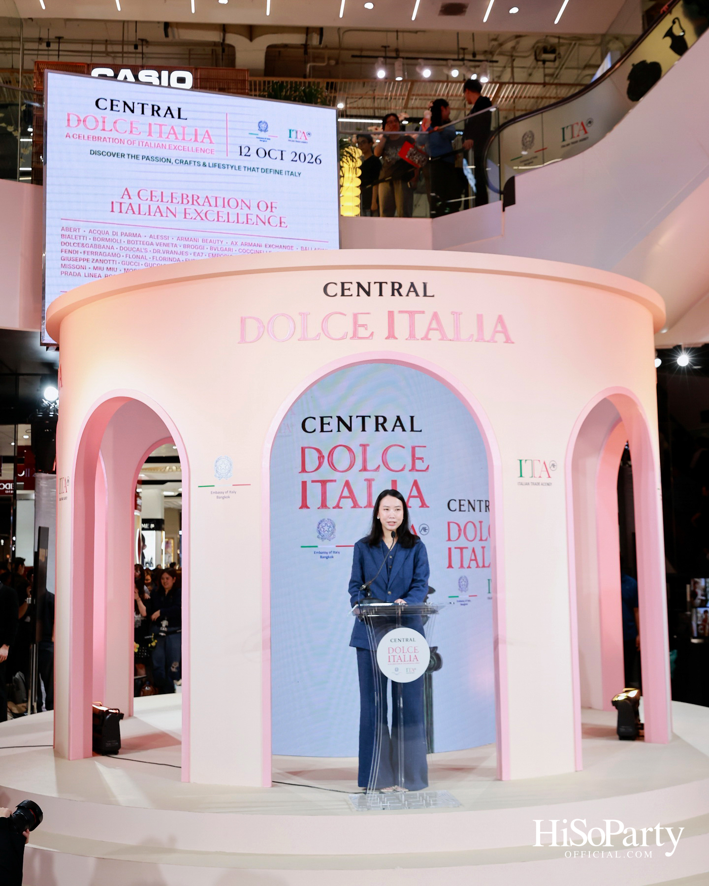 CENTRAL DOLCE ITALIA 2026 ชวนสัมผัสเสน่ห์อิตาเลียน พร้อม ลีน่า–ลลินา และ ดัง–ณัฎฐ์ฐชัย